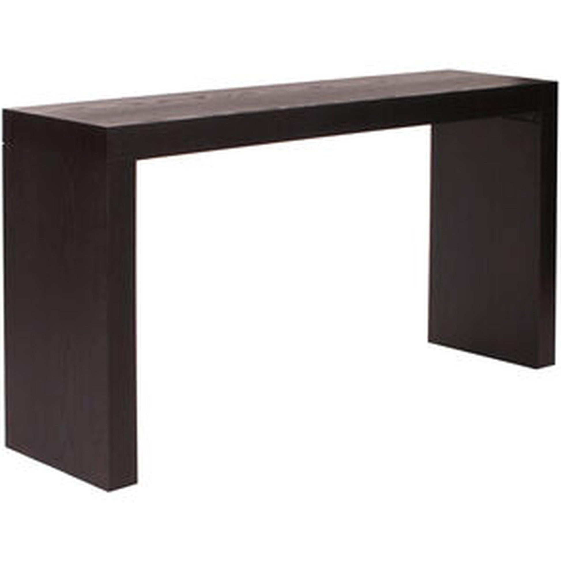 Rectangular Wood Black Console Table