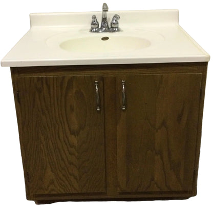 31" x 36" Vanity Cabinet with Faucet