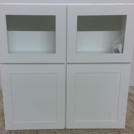 42" x 42" White Plywood Upper Cabinet