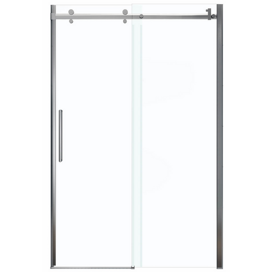 Halo 44 ½-47 x 78 ¾ in. 8mm Sliding Shower Door for Alcove Installation with Clear Glass in Chrome