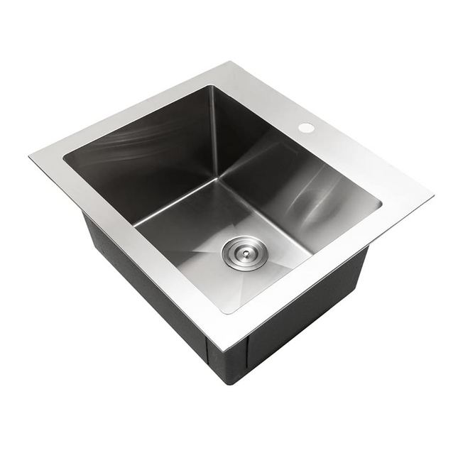 25" Topmount Single Bowl Stainless Steel Sink