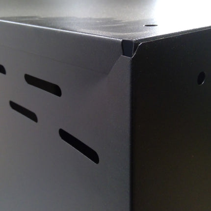 30" Black and Gray Steel Storage Locker