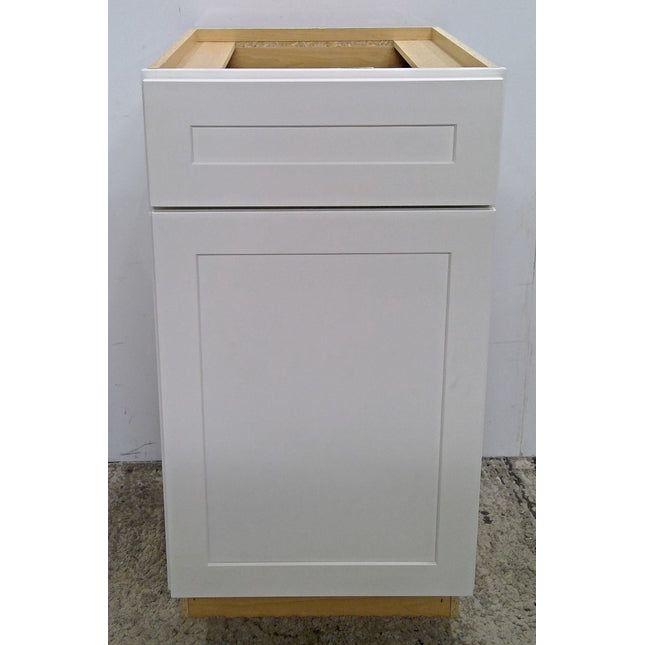 18" White 3-Drawer Base Cabinet