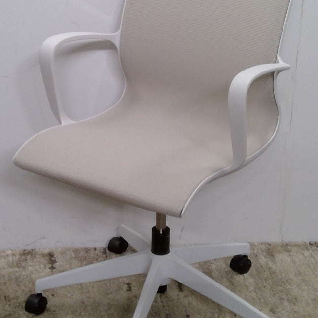 Beige and White Office Chair
