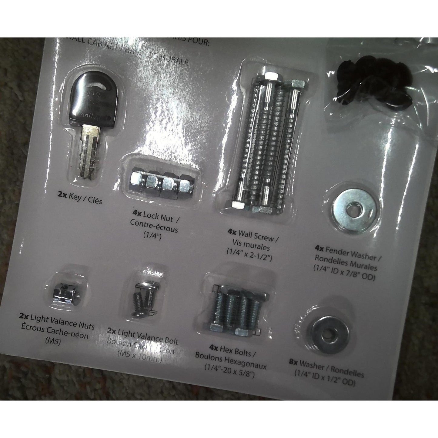 24" Black Steel Upper Cabinet