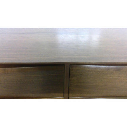 6-Drawer Walnut Double Dresser