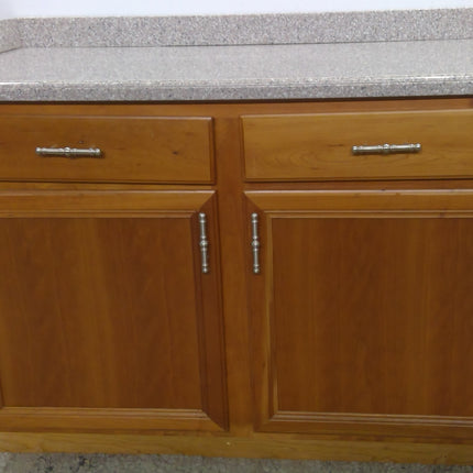 48" Base Kitchen Cabinet with Cultured Marble Countertop
