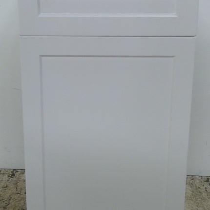 18" White 3-Drawer Base Cabinet