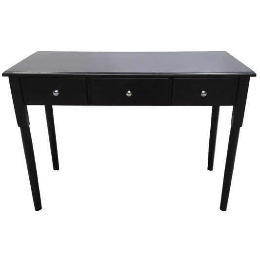41" Black Console Table