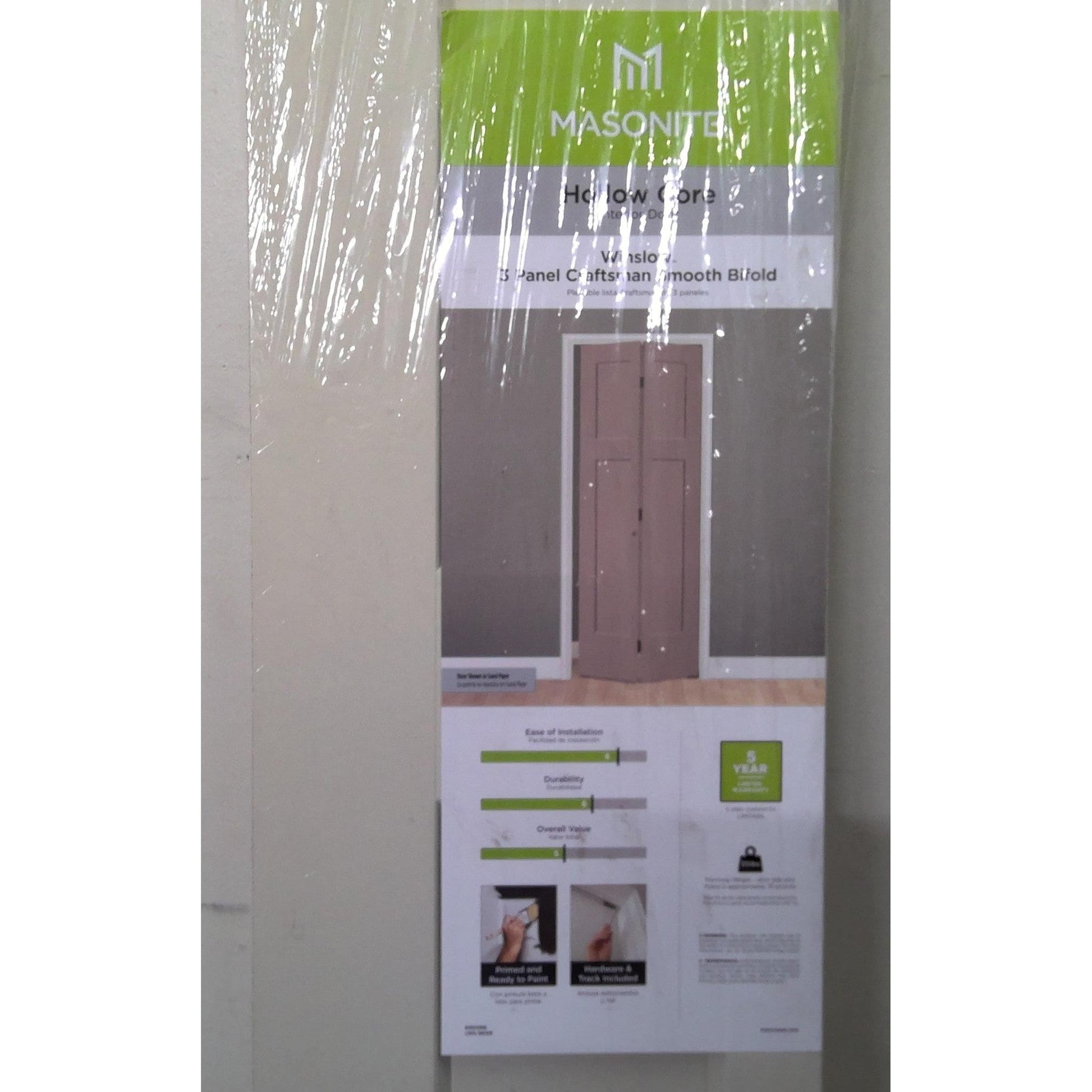 24" x 80" Bifold Closet Door