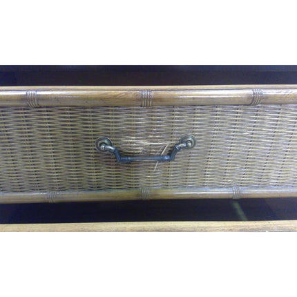 36" x 48" Dresser with Wicker Pattern Drawers