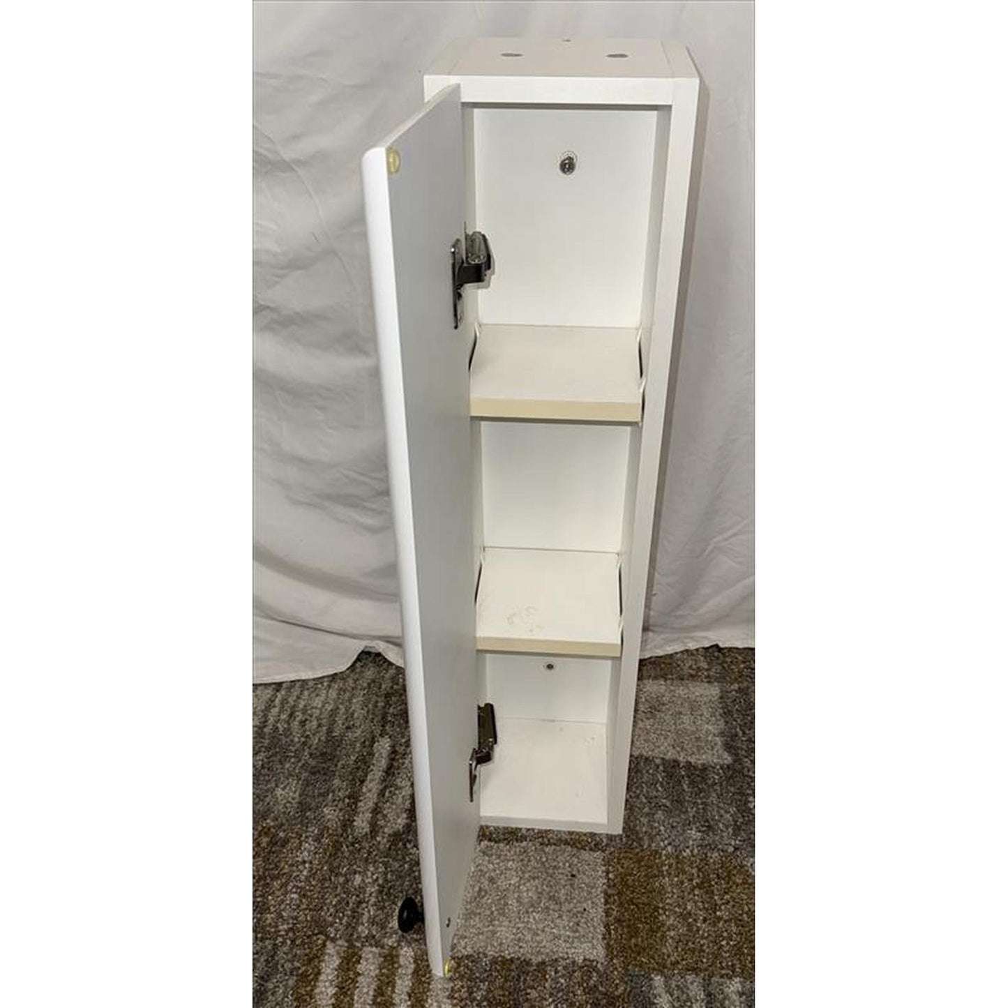 Slim White Cabinet