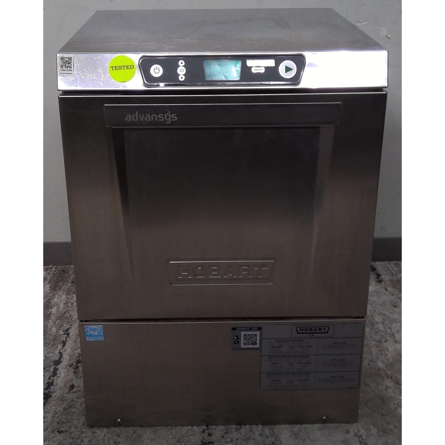 Hobart LXER Advansys High Temp Undercounter Commercial Dishwasher