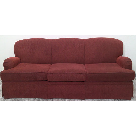84" Red Sofa