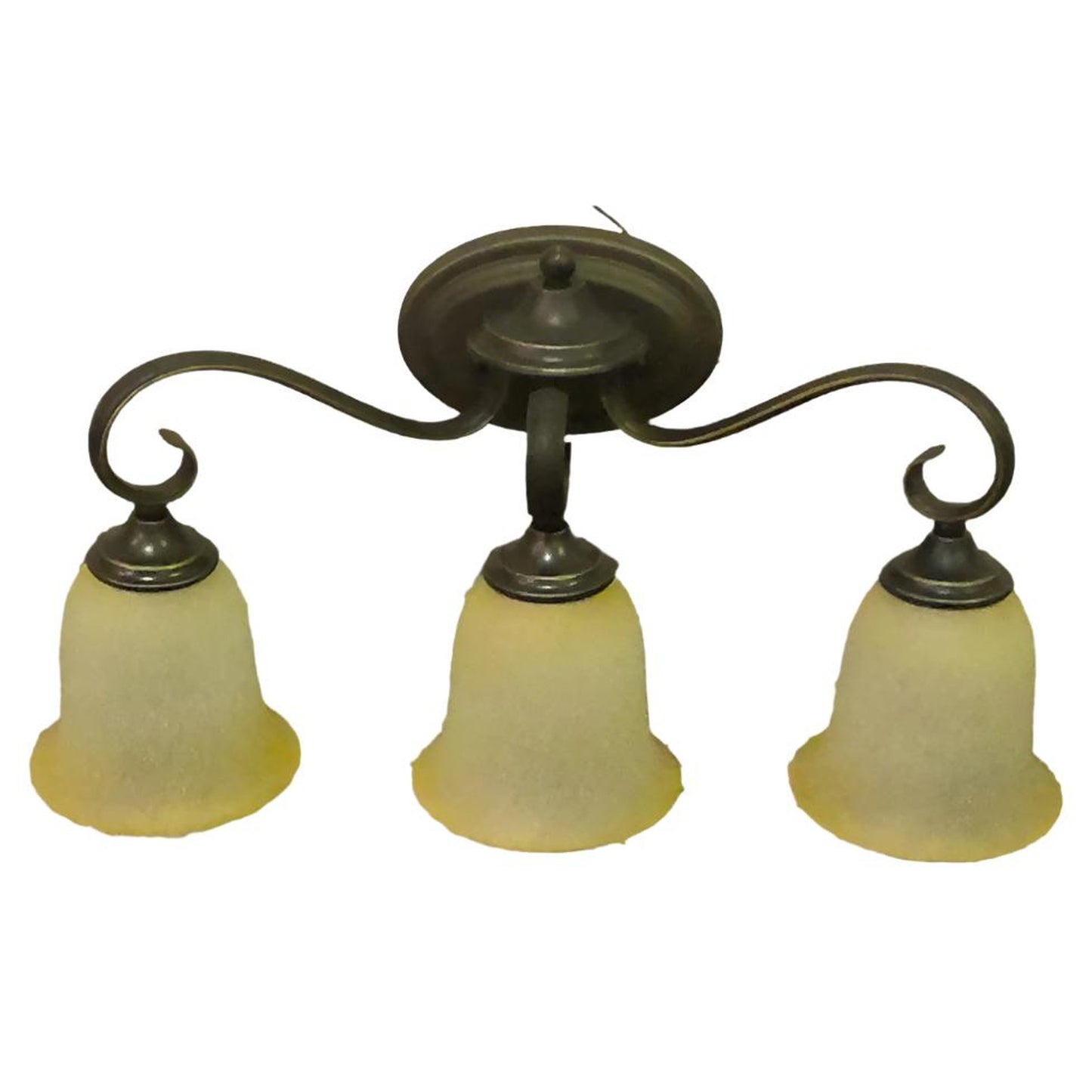 3-Light Bronze Finished Sconce