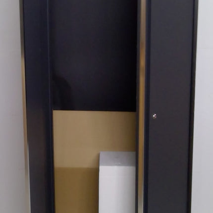 30" Black and Gray Steel Storage Locker