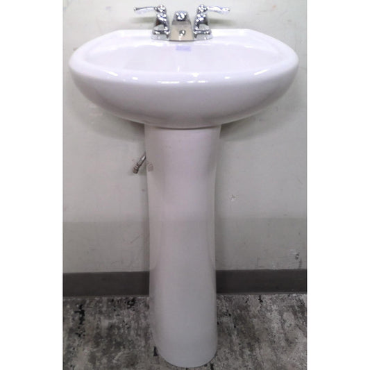 Pedestal Sink with Faucet