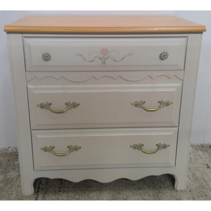30" 3-Drawer White Dresser with 2-Shelf Hutch (Added 08/11/2026)