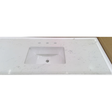 84" Double Vanity with Engineered Stone Top