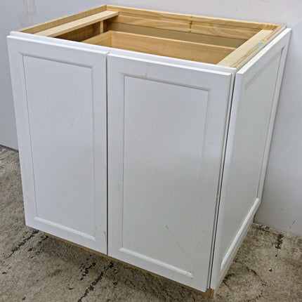 31" White Base Cabinet
