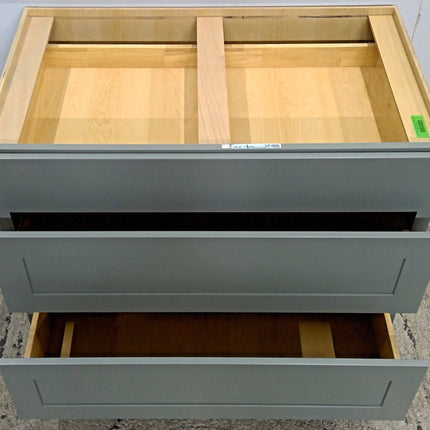 42" 3-Drawer Base Cabinet