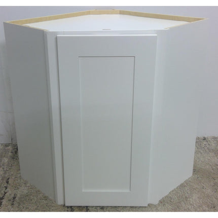 24" White Upper Corner Cabinet