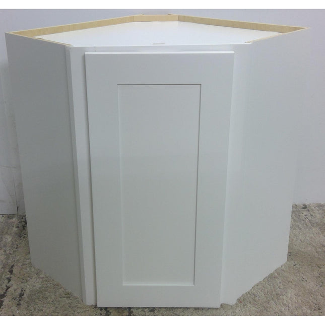 24" White Upper Corner Cabinet