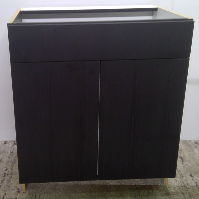30" Black Sink Base Cabinet (Added 07/30/2026)