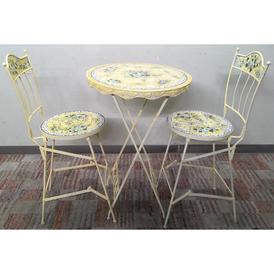 Decorative 3 Piece Table and Chairs Set