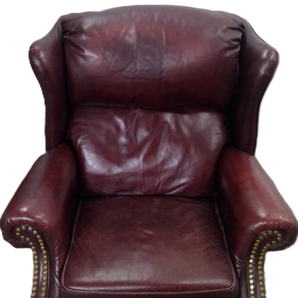 Burgundy Leather Recliner