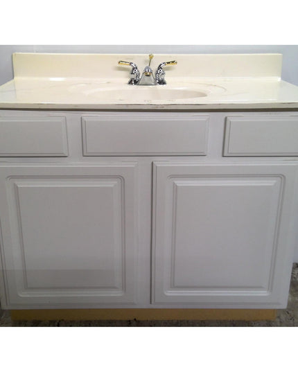 44" White Vanity
