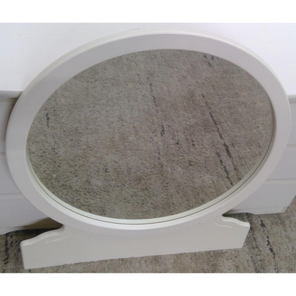 White Dresser with Mirror