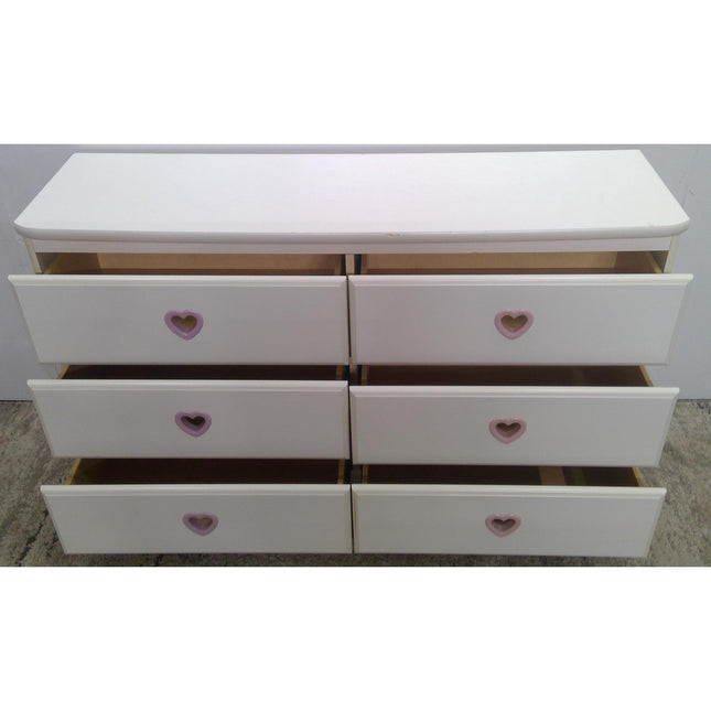 White Dresser with Mirror