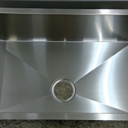 31" Single Bowl Undermount Stainless Steel Sink