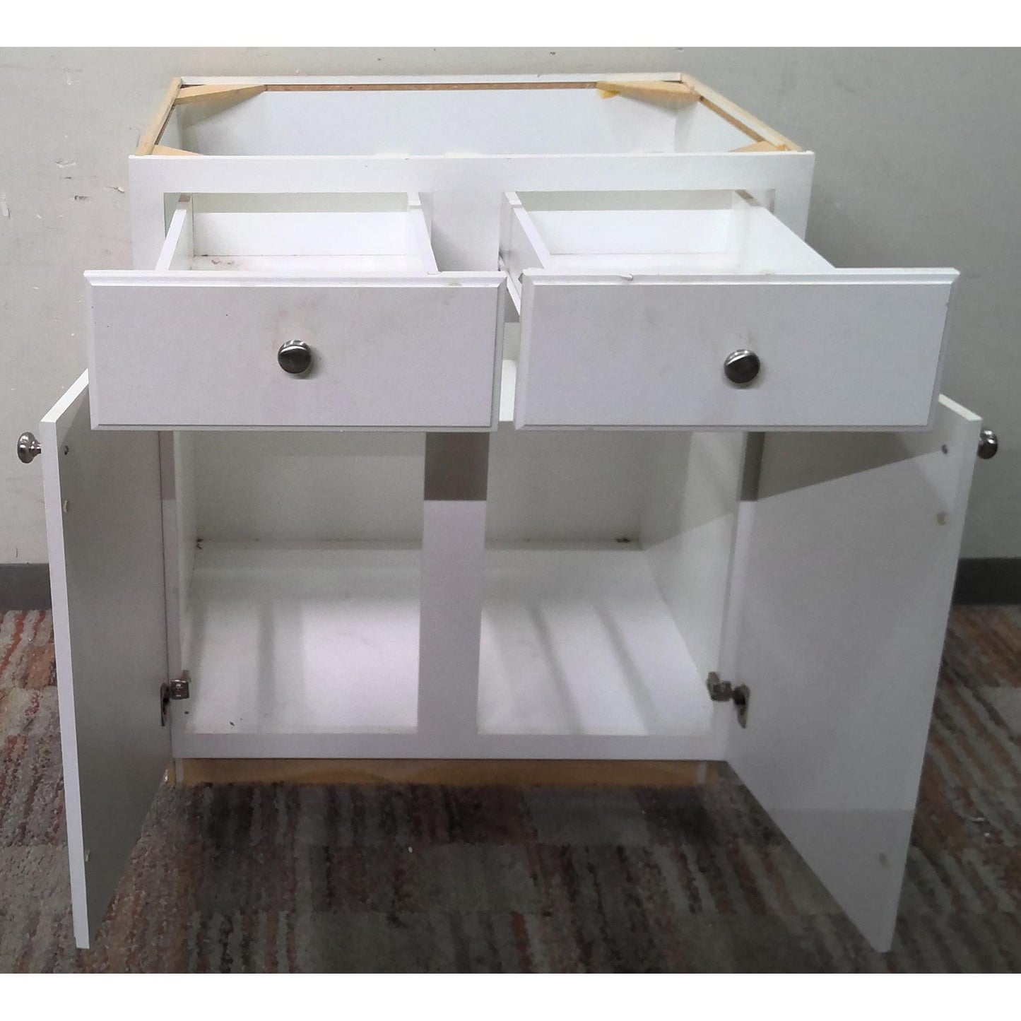 30" White Base Cabinet