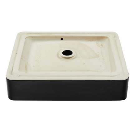 ReStore Select x Swiss Madison Concorde Matte Black Ceramic Rectangle Vessel Sink - GW