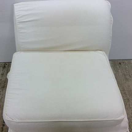 White Armless Chair