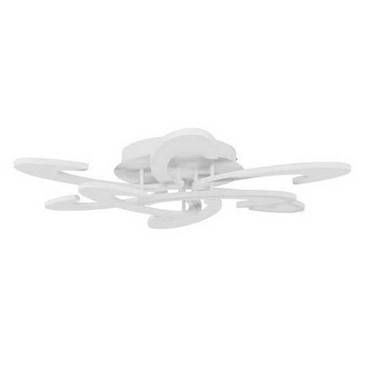 33.07-in White LED Tunable White Flush Mount Light