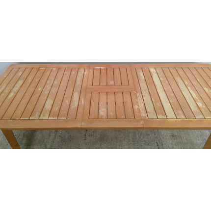 76.5" - 95.5" Outdoor Extendable Dining Table - Bronze Teak