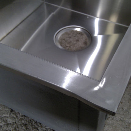 33" Topmount Double Bowl Stainless Steel Sink