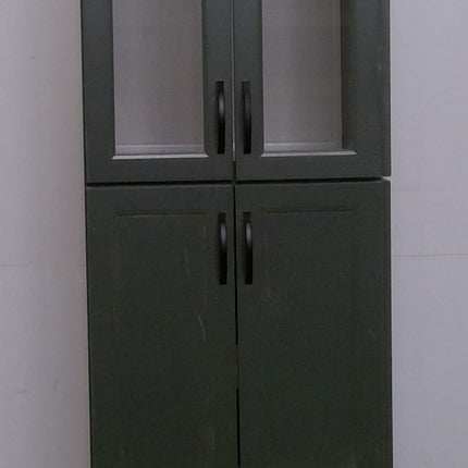 25" x 96" Green Plywood Pantry Cabinet