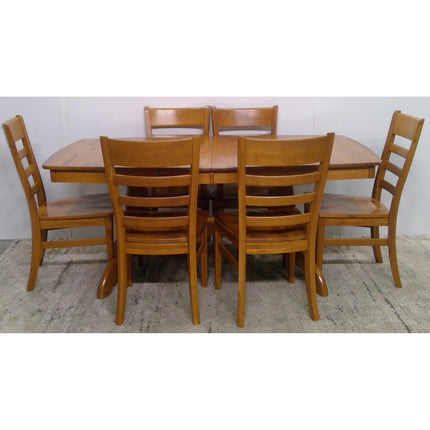 Wood Dining Table with 6 Wood Chairs (Added 07/25/2026)
