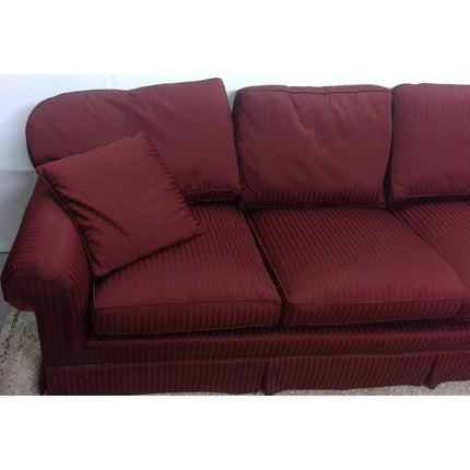 88" Maroon Sofa