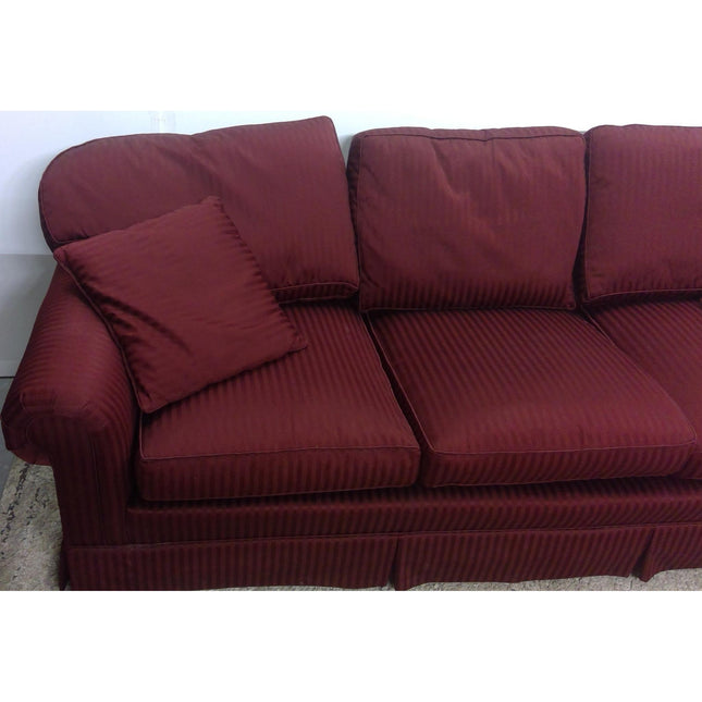 88" Maroon Sofa