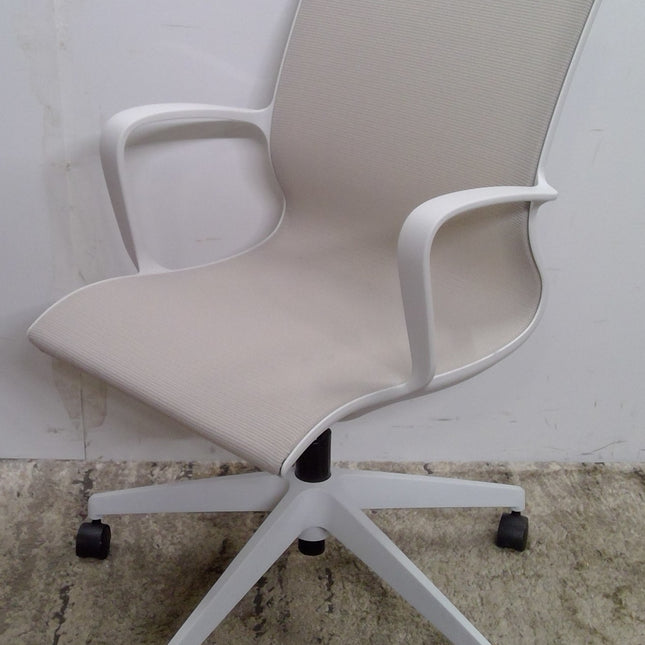 Beige and White Office Chair