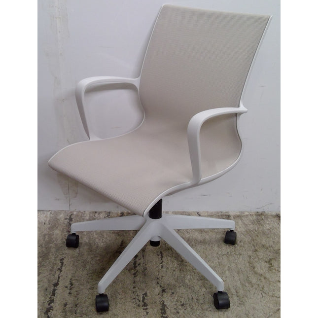 Beige and White Office Chair