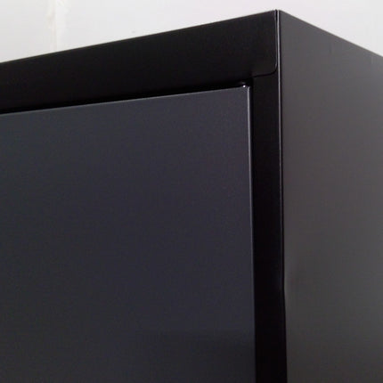 30" Black and Gray Steel Storage Locker