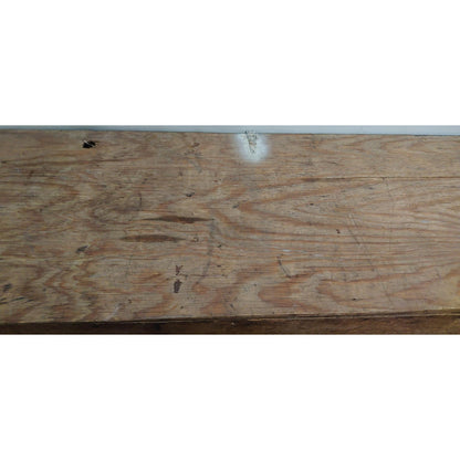 71" Rolling Wood Storage Bin