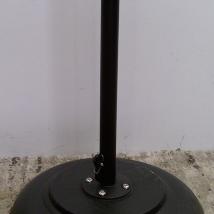 Black Metal Umbrella Base with Casters