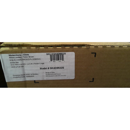 55 Square Feet of Timber Brown Hardwood Flooring (3 Boxes)
